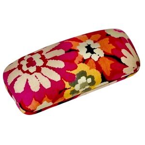 Vera Bradley Glasses Case RETIRED PRINT Pixie Blooms Clamshell Eyeglasses Case